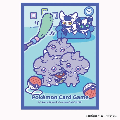 Official Pokemon Center Japan Espurr & Meowstic Relaxing Card Sleeves Set of 64