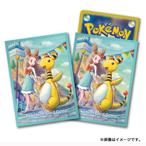 Official Pokemon Center Japan Ampharos & Jasmine Card Sleeves Set of 6 SJ Pokemart Official Pokemon Center Japan Ampharos & Jasmine Card Sleeves Set of 6 SJ Pokemart