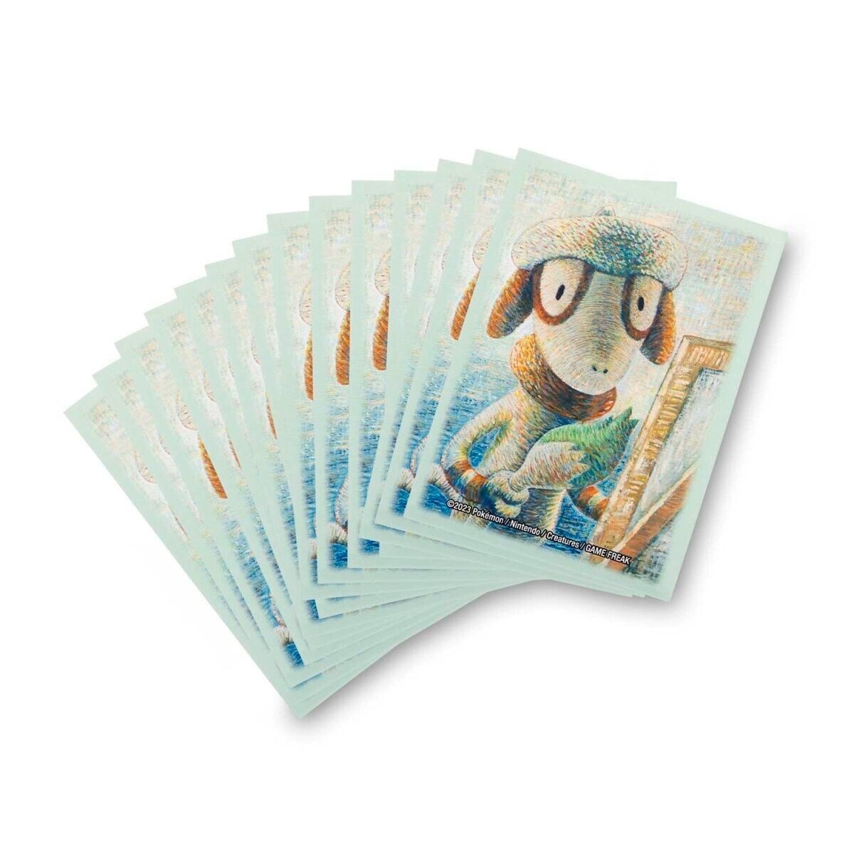Pokemon Center × Van Gogh Museum Smeargle Inspired by Self-Portrait as a Painter Card Sleeves