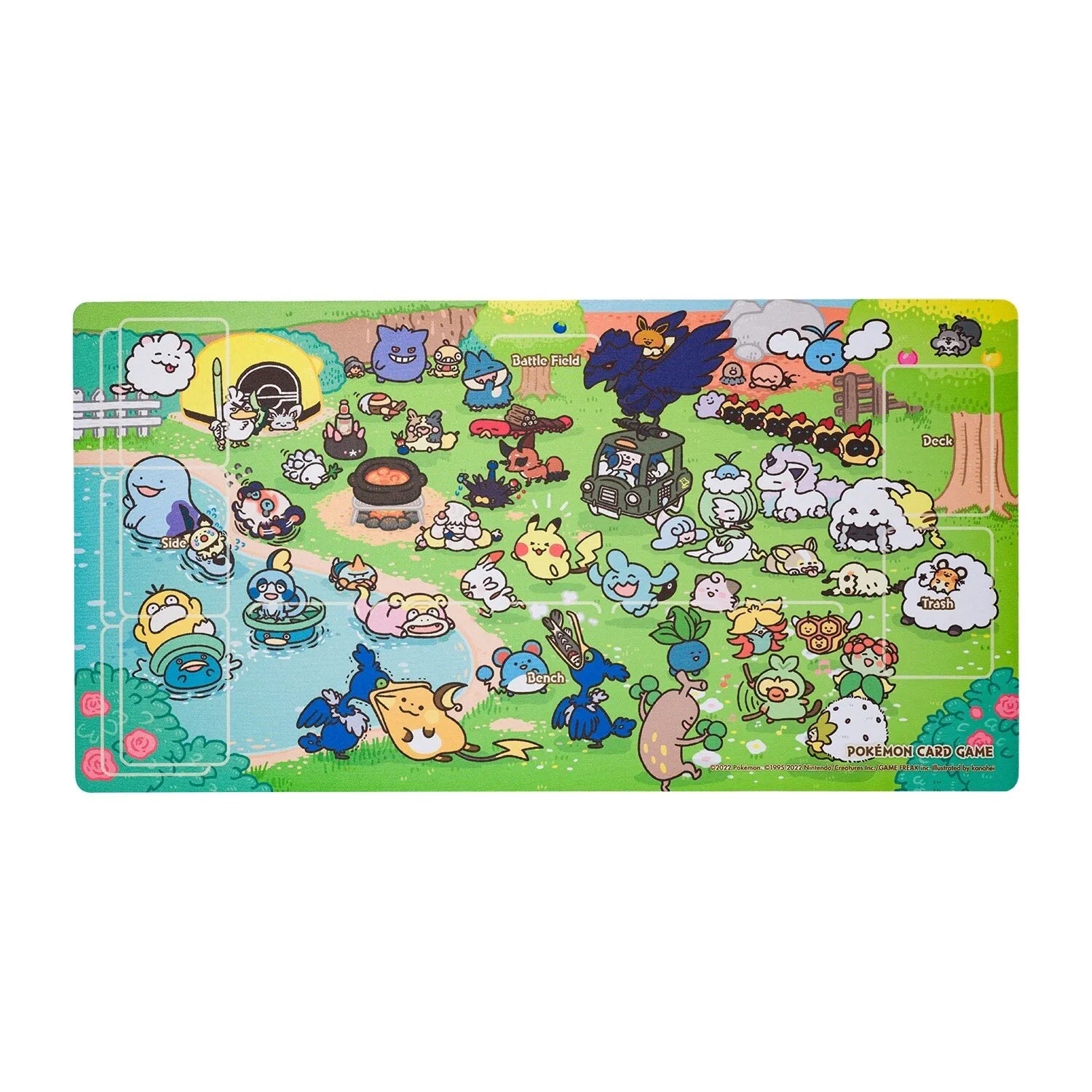 Pokemon Center Japan Rubber TCG Playmat Yurutto Scene SJ Pokemart Pokemon Center Japan Rubber TCG Playmat Yurutto Scene SJ Pokemart
