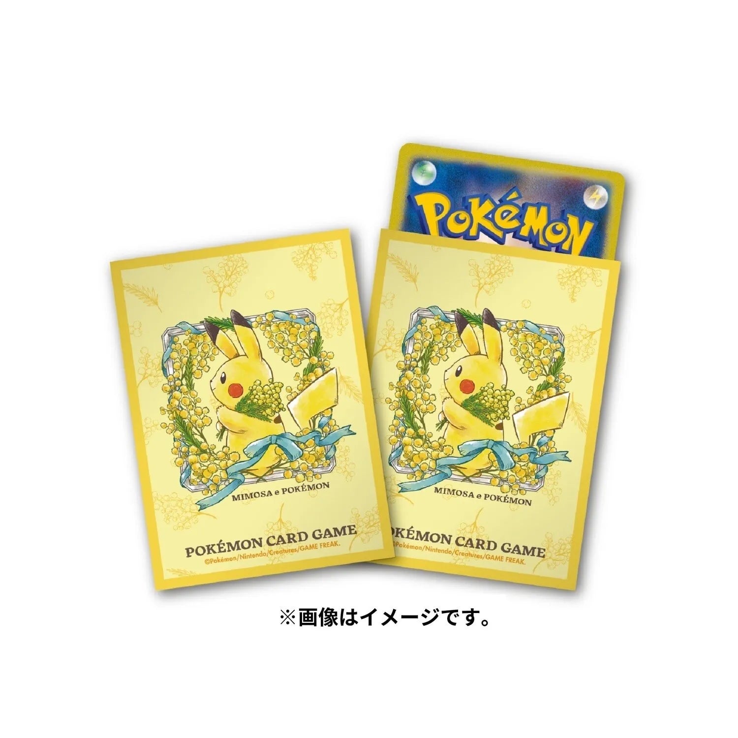 Pokemon Center Japan Deck Sleeves Set Of 64 Pikachu Flowers Mimosa SJ Pokemart Pokemon Center Japan Deck Sleeves Set Of 64 Pikachu Flowers Mimosa SJ Pokemart