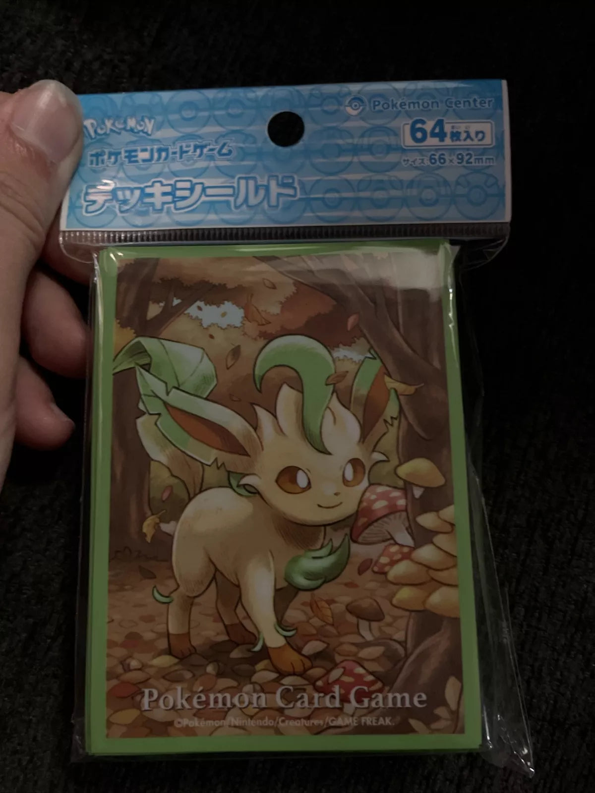 Pokemon Center Japan Leafeon Card Sleeves Set of 64
