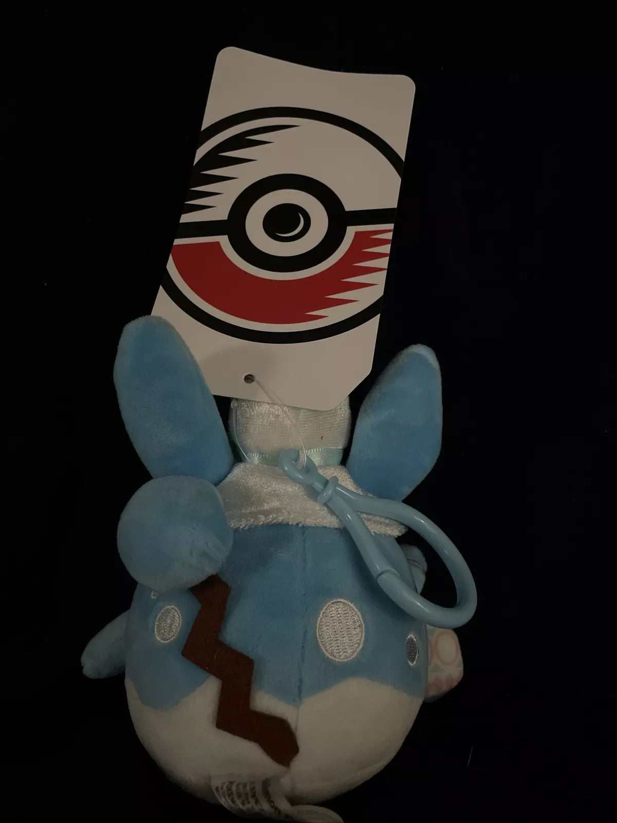 Pokemon Center USA Easter Azumarill Happy Spring Plush Key Chain