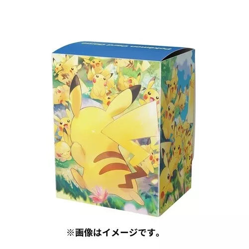 Pokemon Center Japan Large Gathering of Pikachu Deck Box
