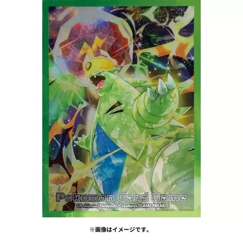 Pokemon Center Japan Set of 64 Premium Sleeves Lightning Terra Tyranitar