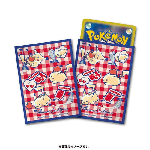 Pokemon Center Japan Card Sleeves Pikachu and Heart Set of 64