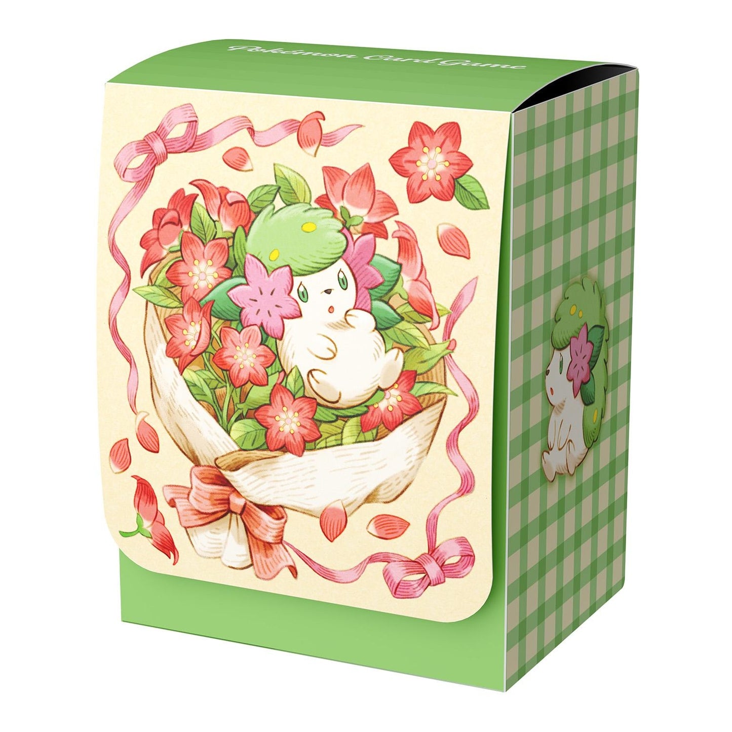 Pokemon Center Japan Shaymin in a Flower Bouquet Plastic Deckbox