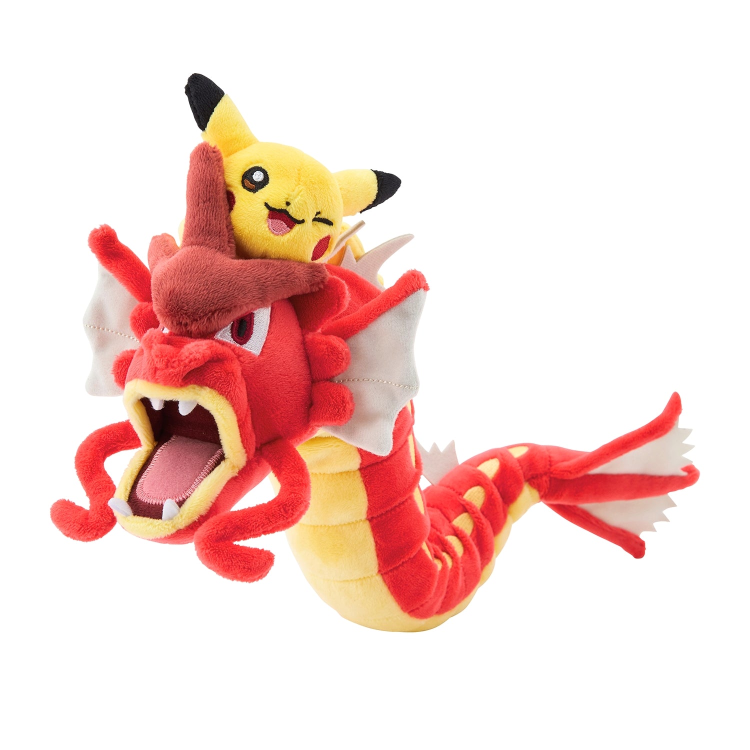 Pokemon Center Japan Pikachu Riding Red Gyrados Hiroshima Japan Plush ...