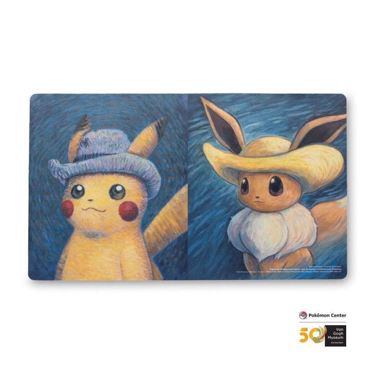 Van Gogh Museum: Pikachu & Eevee Inspired by Vincent's Self-Portraits Playmat