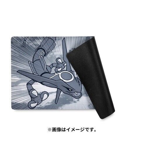 Pokemon Center Japan Rubber Playmat Dragonite Rayquaza Collide Sketch