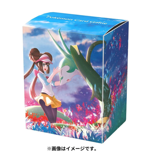 Pokemon Center Japan Rosa and Serperior Plastic Deck box