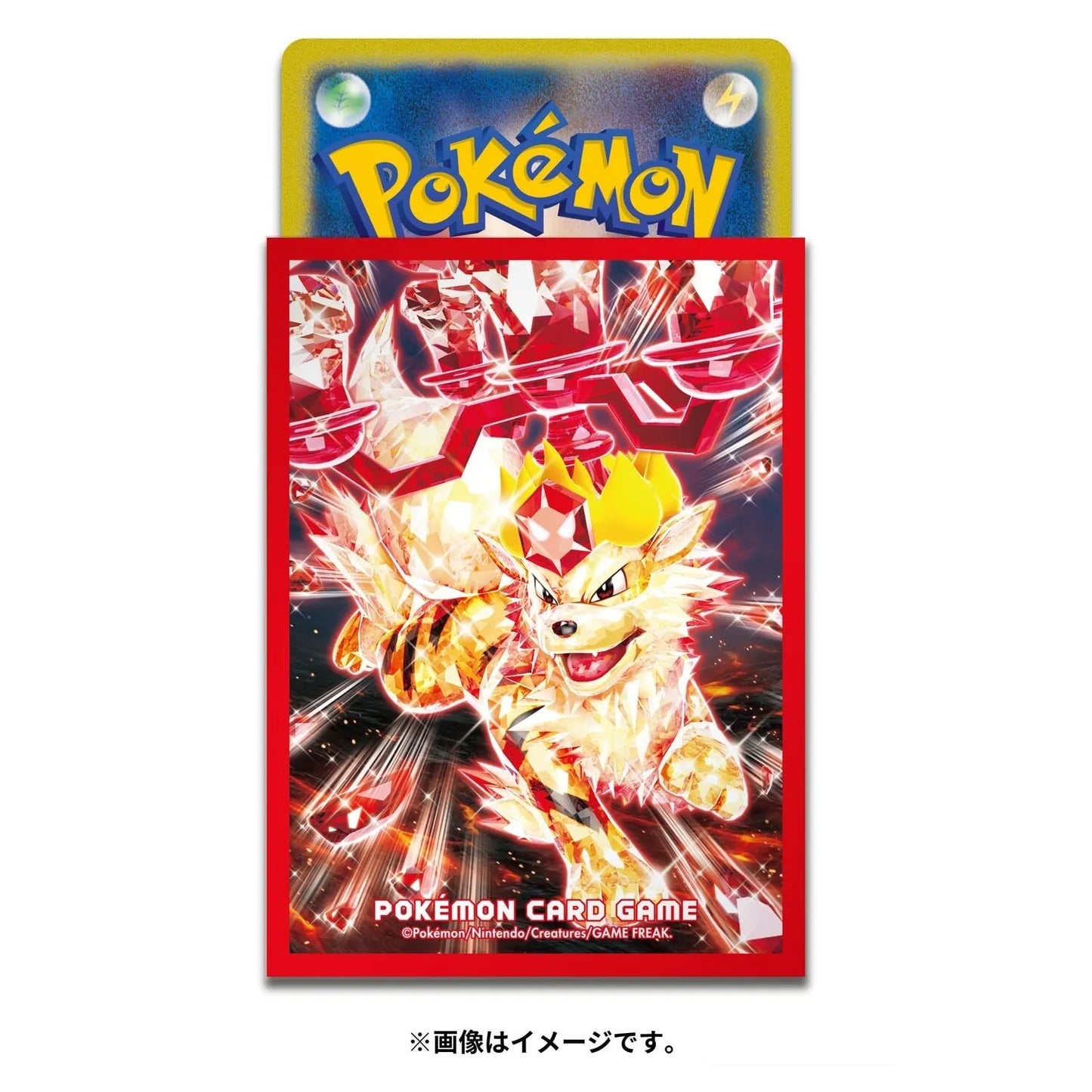 Pokemon Center Japan Tera Arcanine Card Sleeves Set of 64