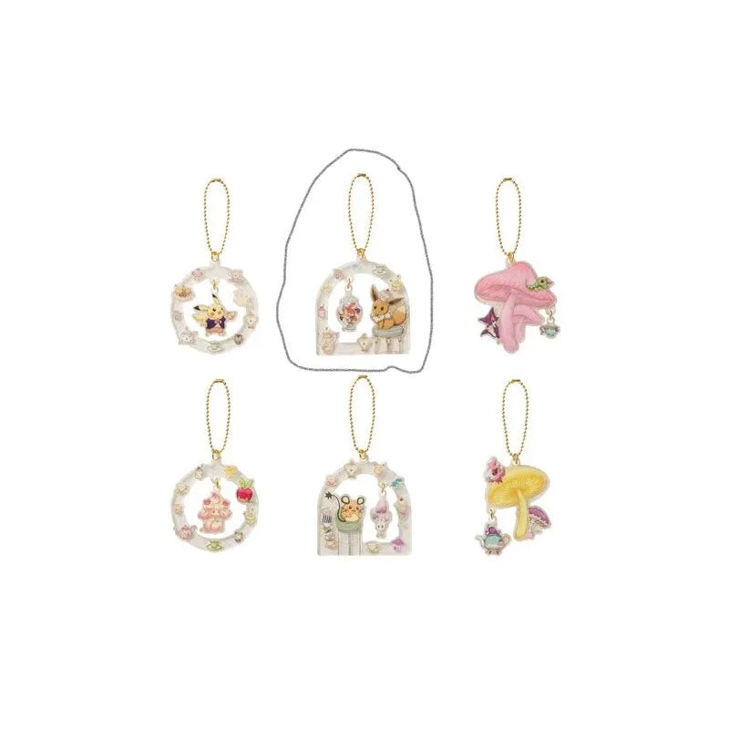 Pokemon Center Japan Acrylic Charm Keychain Mysterious Tea Party Eevee