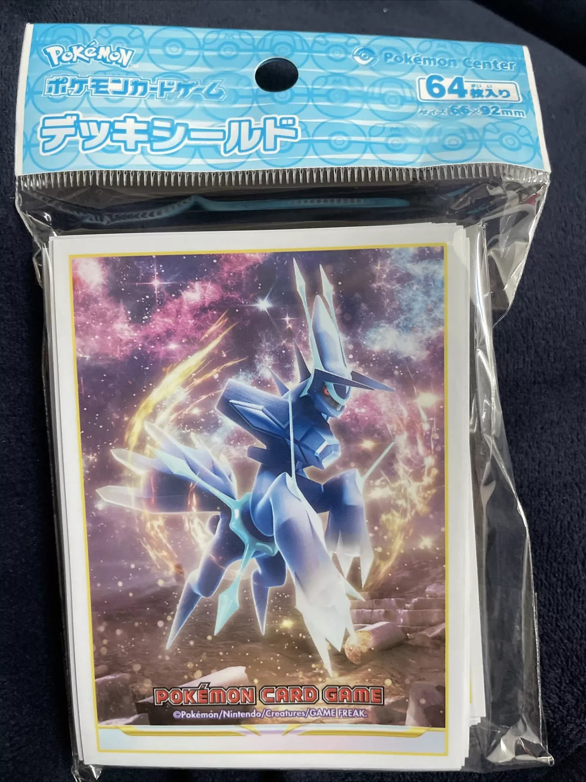 Pokemon Center Japan Card Sleeves Hisuian Dialga Set of 64