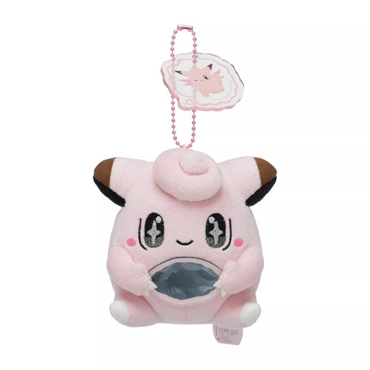 Pokemon Center Japan Clefairy Holding Stone Evolve Clefable Plush