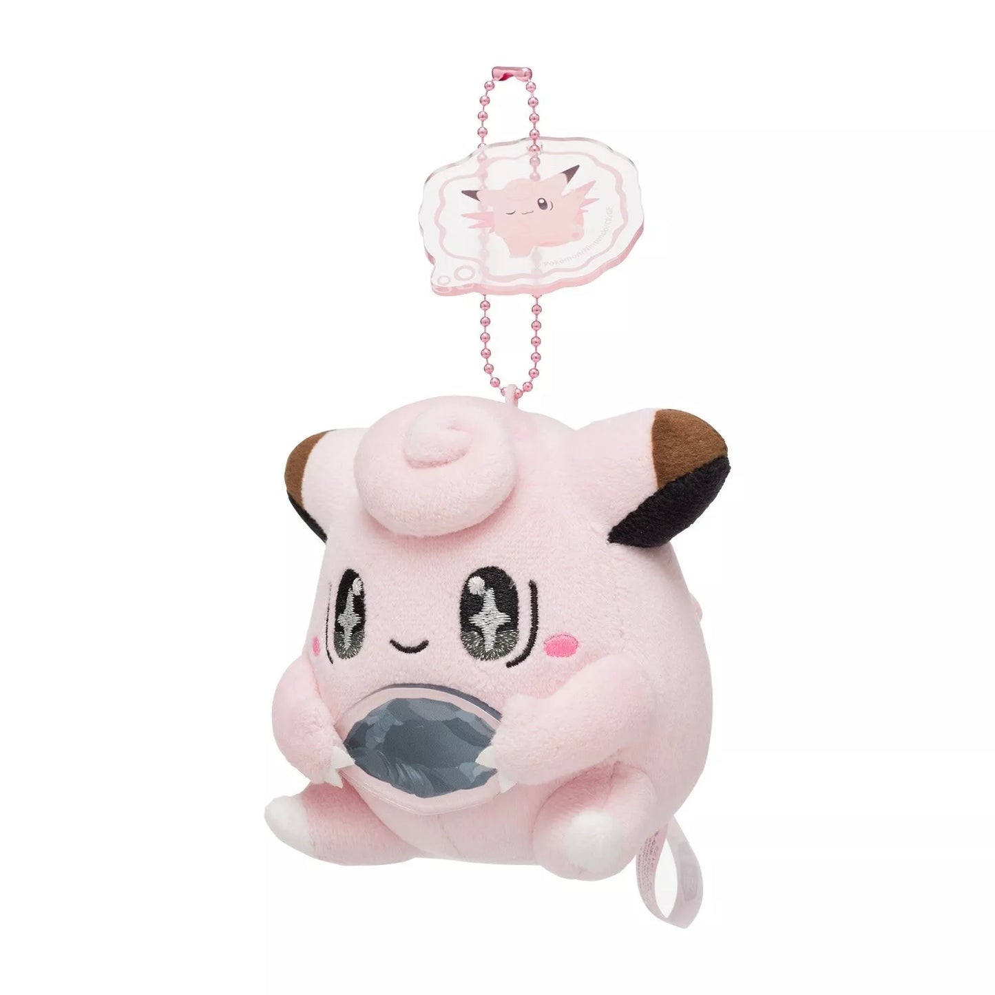 Pokemon Center Japan Clefairy Holding Stone Evolve Clefable Plush