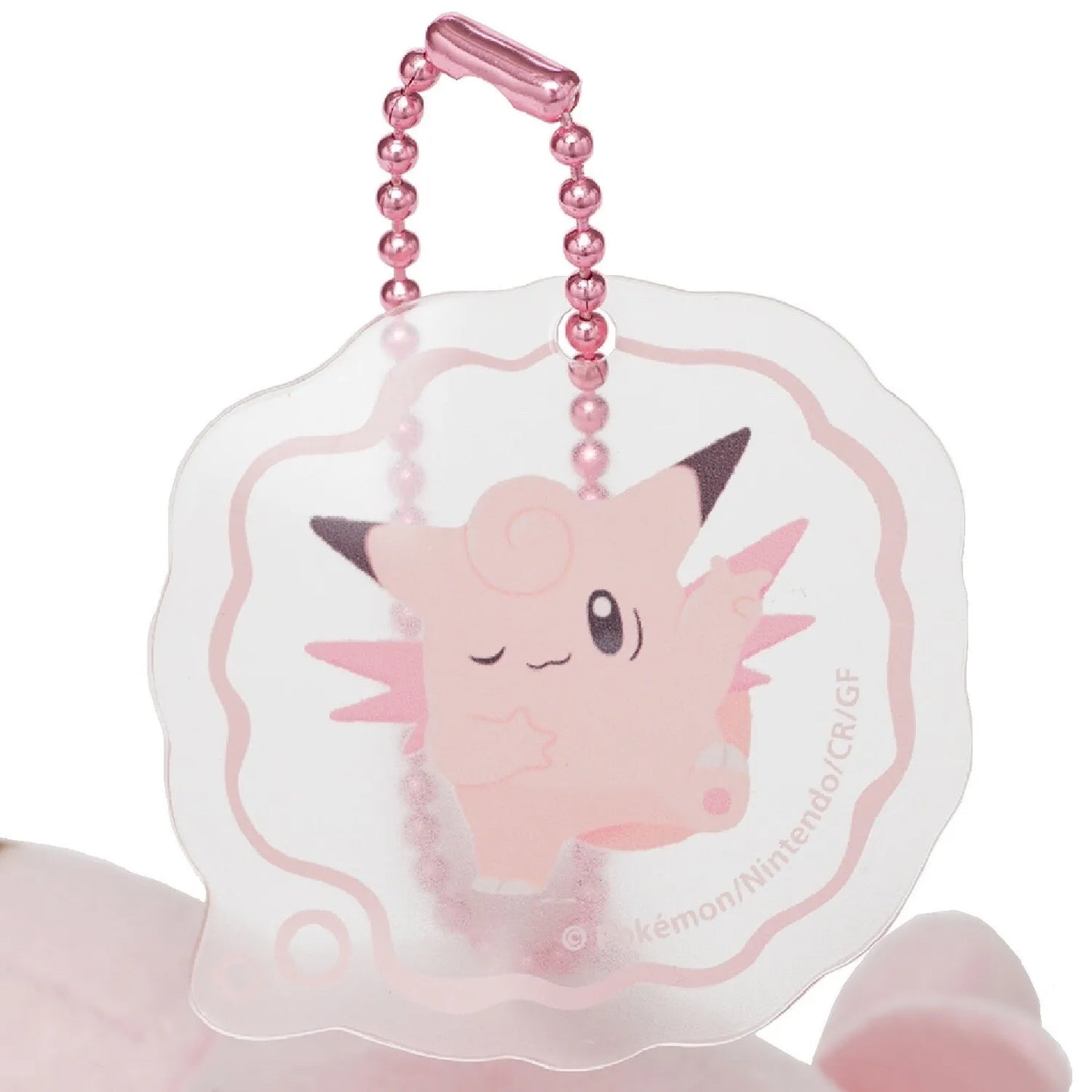 Pokemon Center Japan Clefairy Holding Stone Evolve Clefable Plush