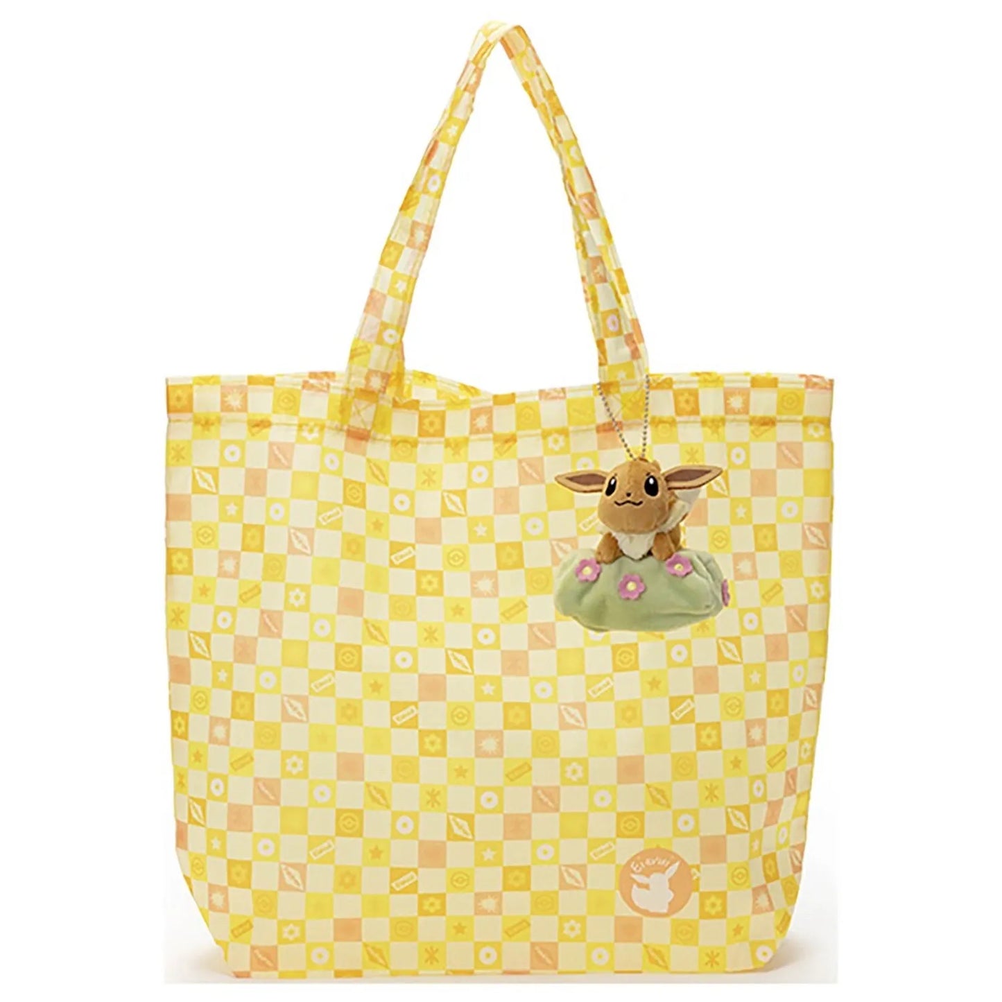 Pokemon Center Japan Eevee Plush And Eco Bag Keychain