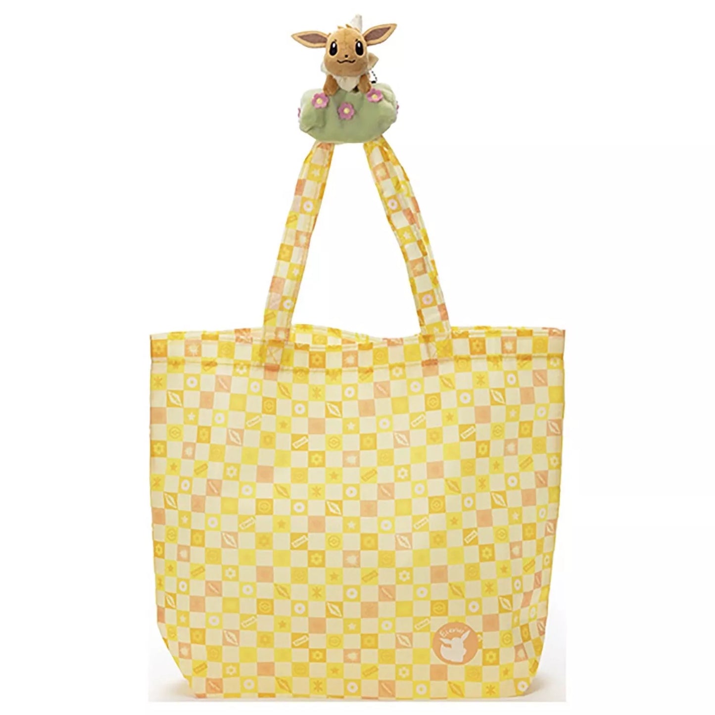 Pokemon Center Japan Eevee Plush And Eco Bag Keychain