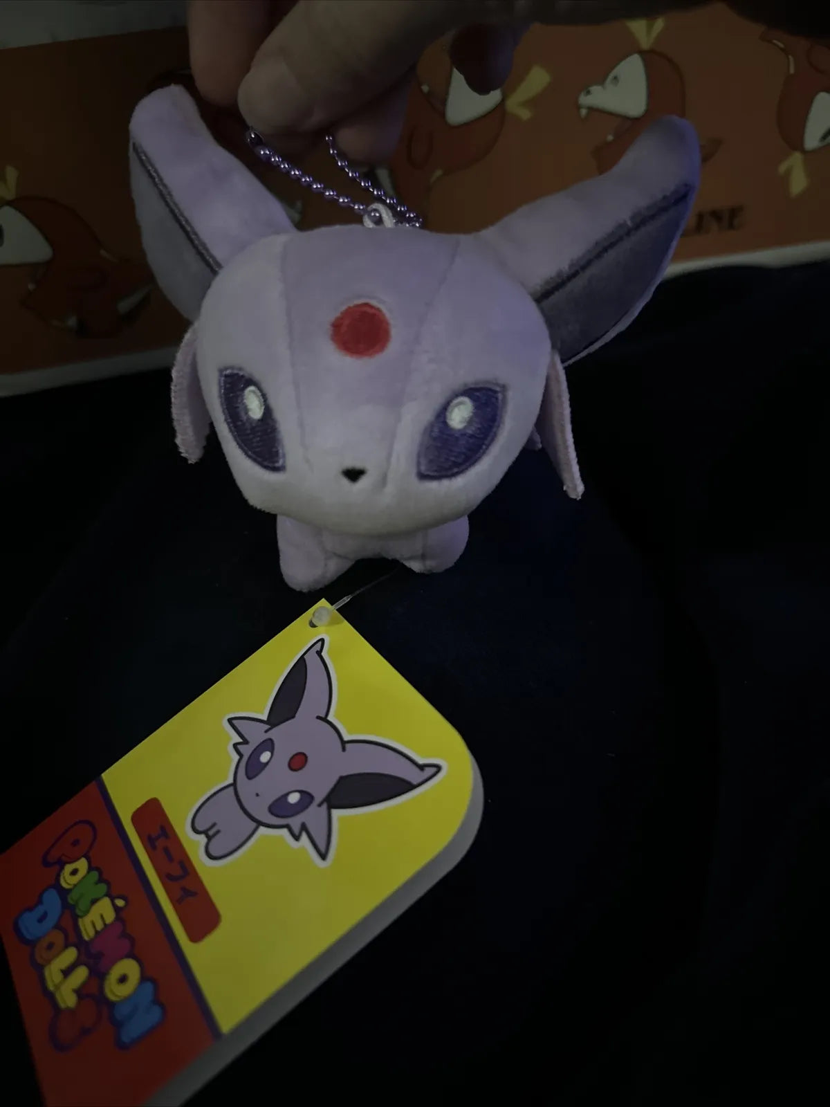 Pokemon Center Japan Espeon Pokedoll Plush Keychain