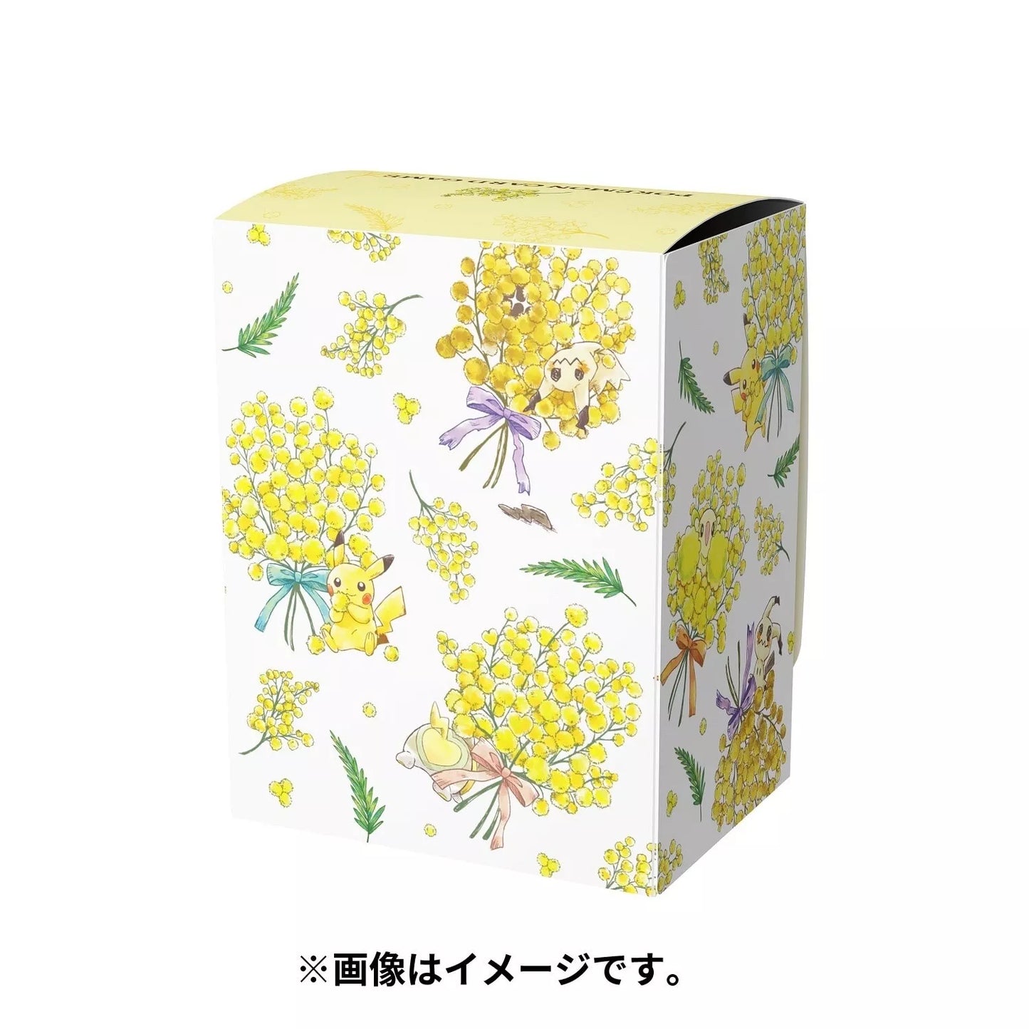 Pokemon Center Japan Plastic Deck Box Mimosa Pikachu Flowers