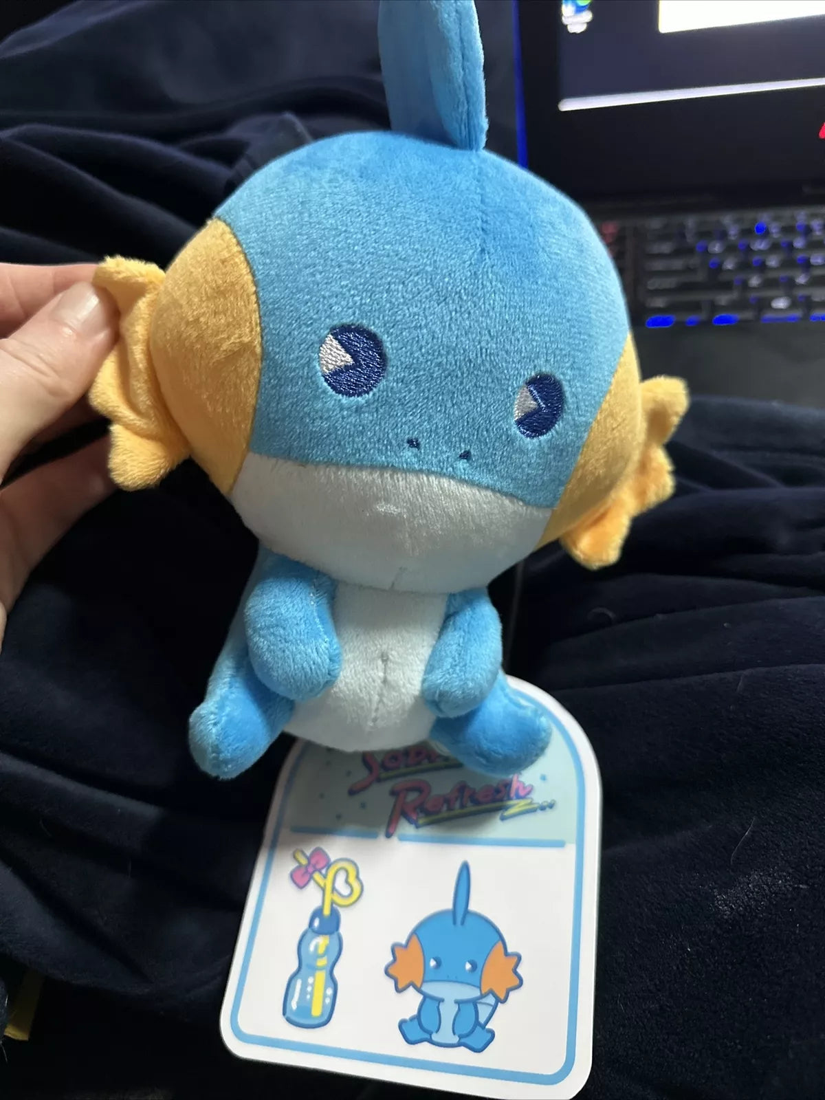 Pokemon Center Japan Mudkip Saiko Soda Plush