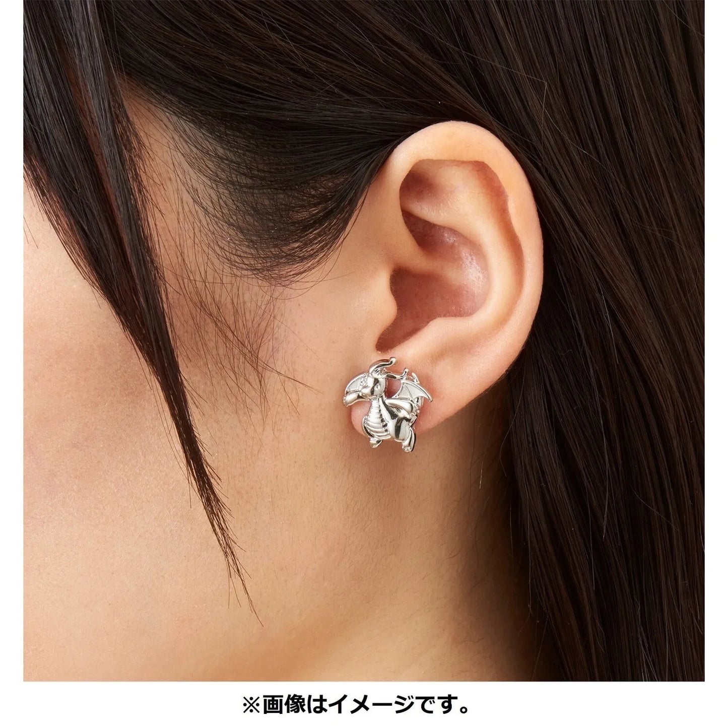 Pokemon Center Japan Surgical Steel Dragonite Earrings