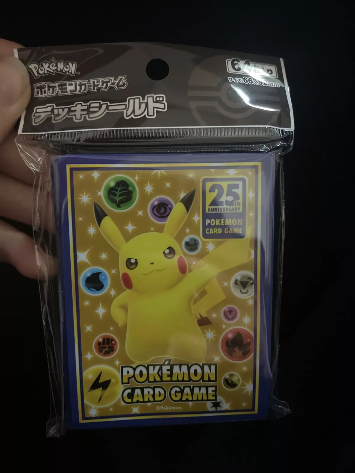 Pokemon Center Japan Pikachu 25th Anniversary 64 Card Sleeves