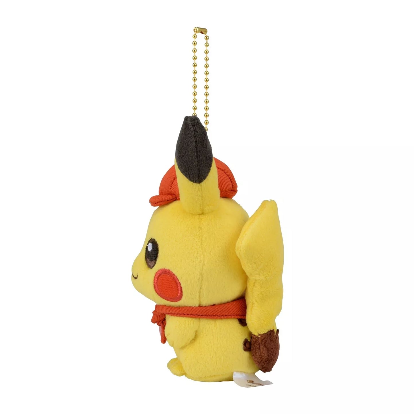 Pokemon Center Japan Pikachu Cafe Staff Plush Mascot Keychain