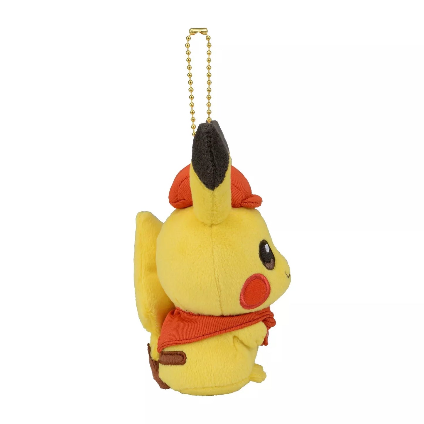 Pokemon Center Japan Pikachu Cafe Staff Plush Mascot Keychain