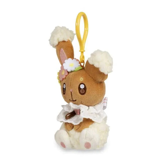 Pokemon Center USA Easter Buneary Happy Spring Plush Key Chain