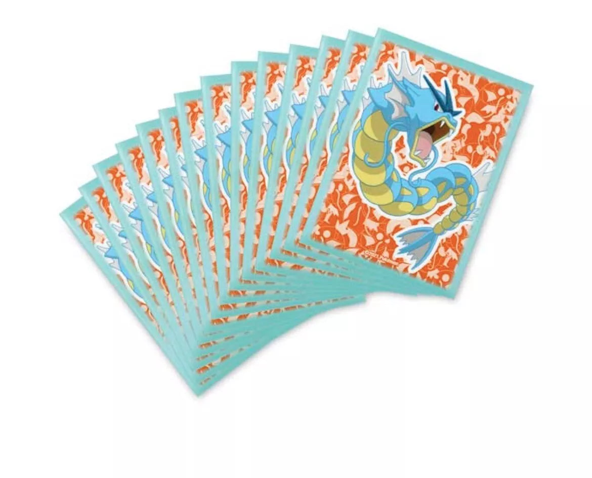 Pokemon Center USA Gyarados Breakaway Card Sleeves Set of 65