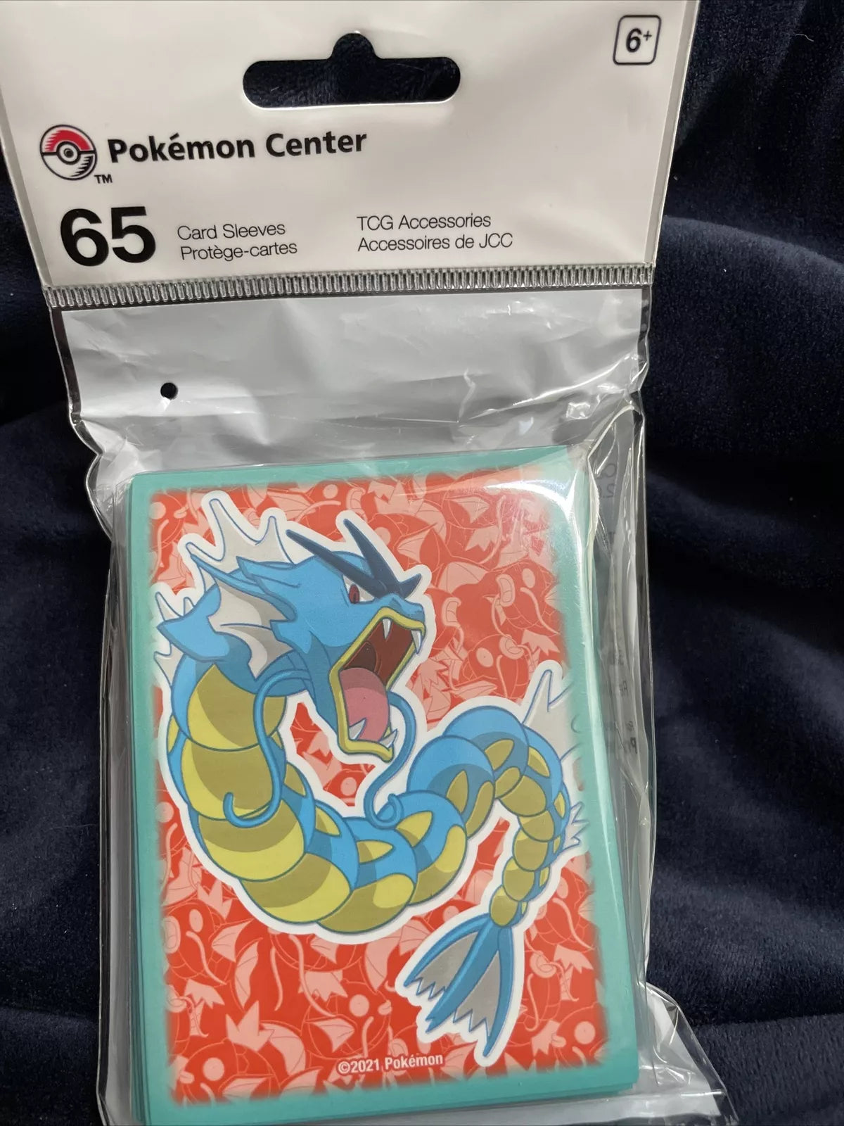 Pokemon Center USA Gyarados Breakaway Card Sleeves Set of 65