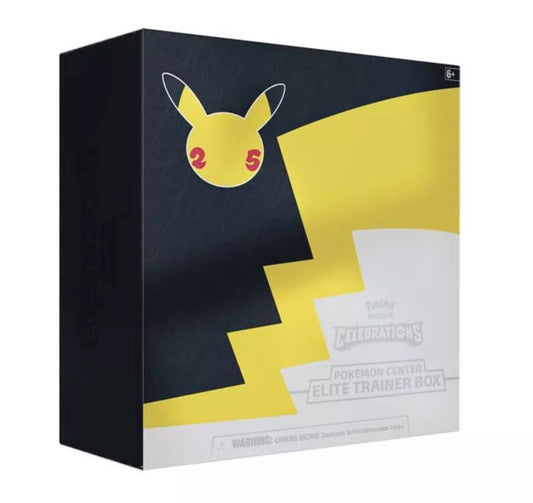 Pokémon TCG: Celebrations Pokémon Center Elite Trainer Box with Metal Dice