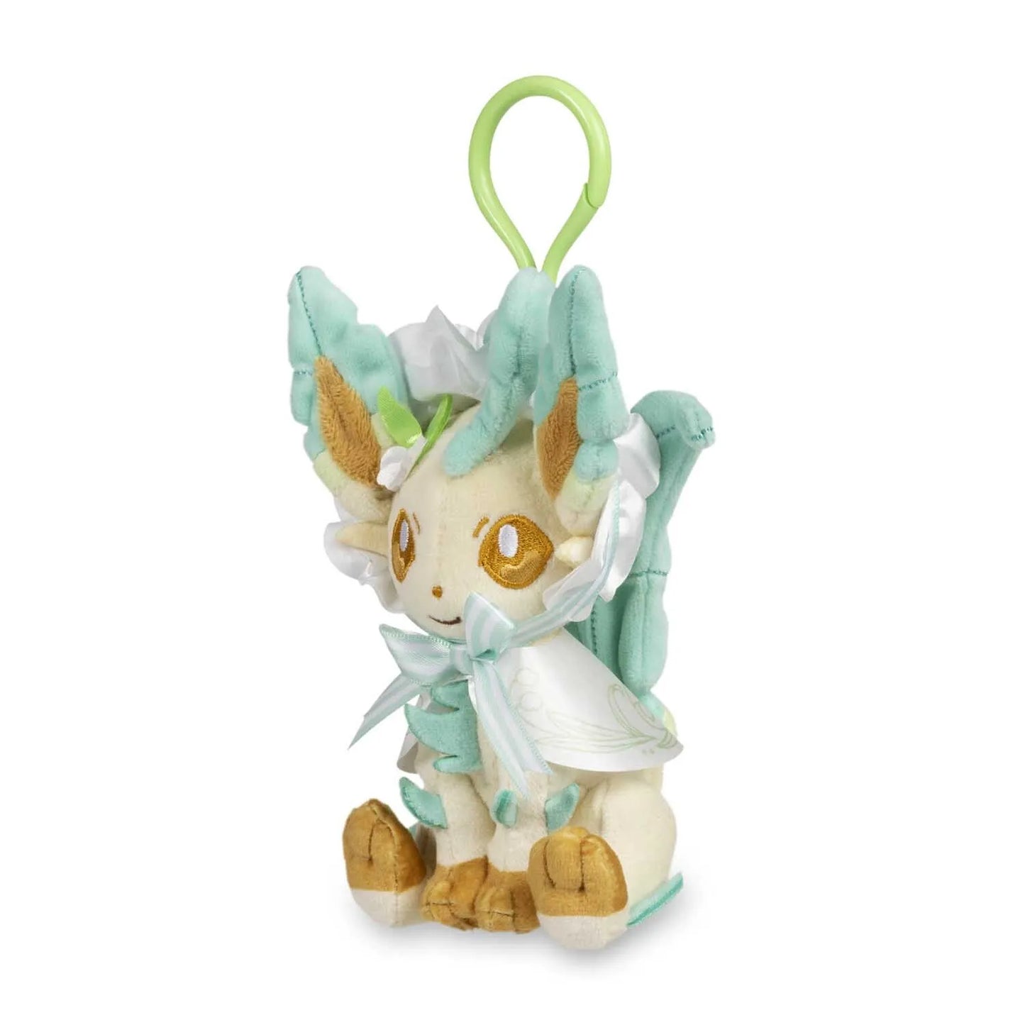 Pokemon Center USA Easter Leafeon Happy Spring Plush Key Chain