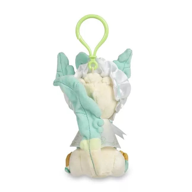 Pokemon Center USA Easter Leafeon Happy Spring Plush Key Chain