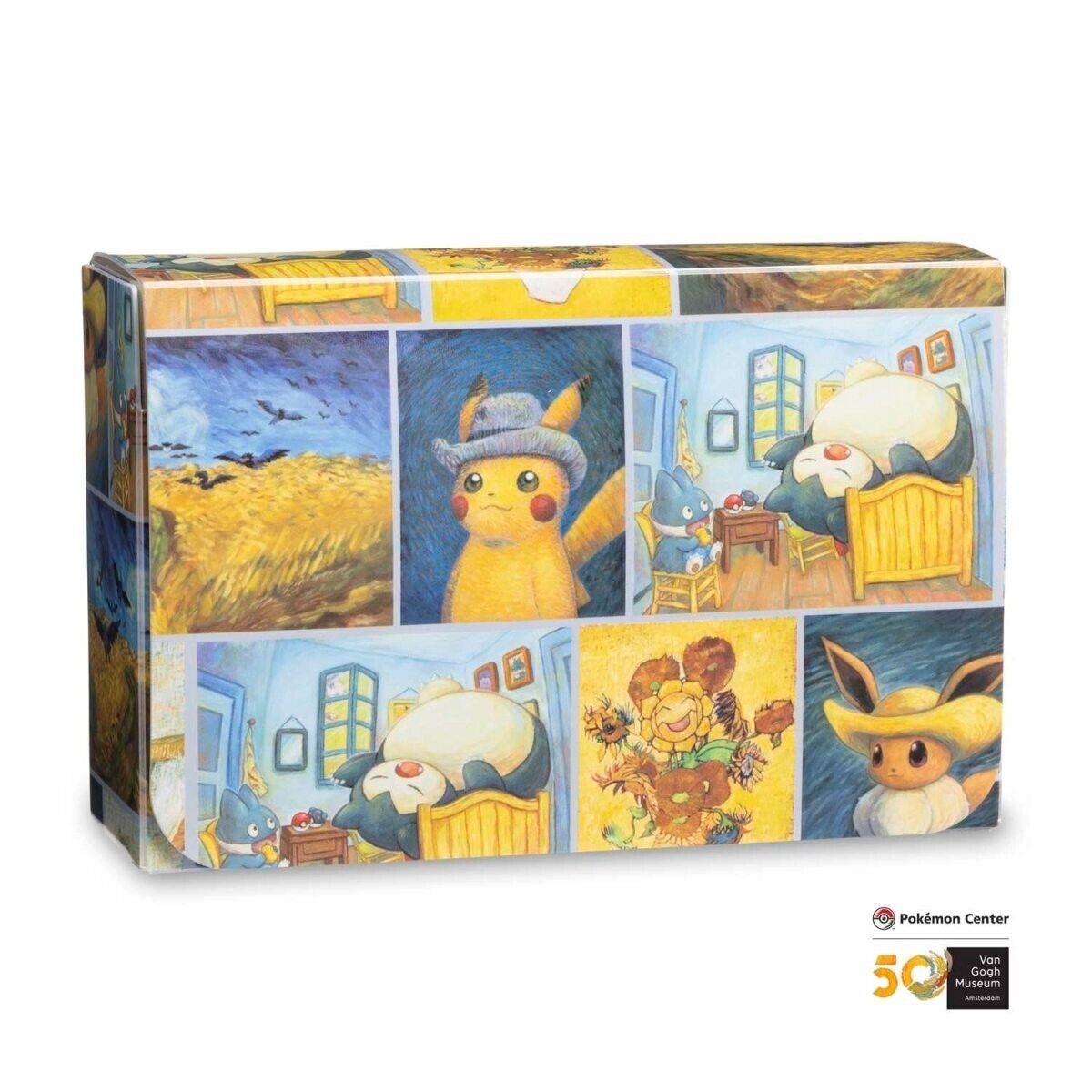 Pokemon Center × Van Gogh Museum: Corviknight Inspired by Wheatfield with Crows Double Deck Box