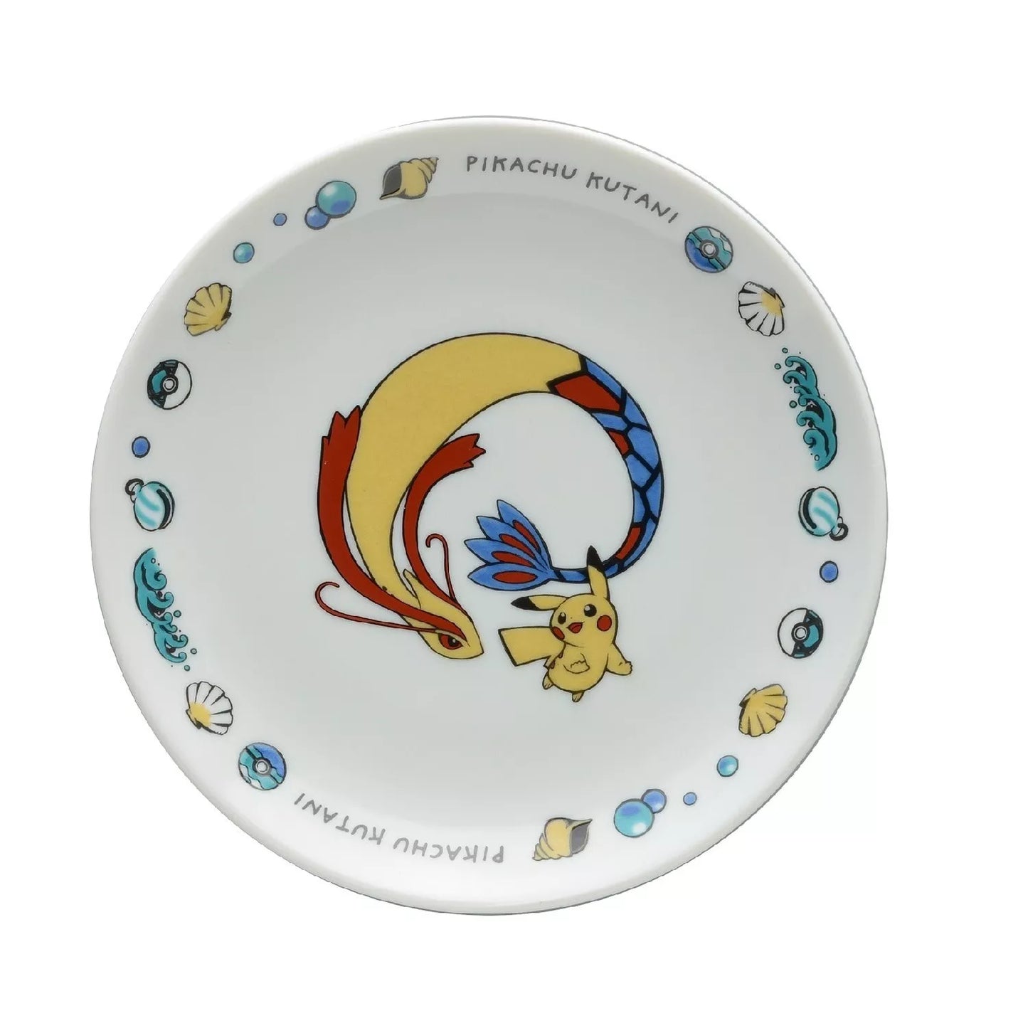 Limited Pikachu Milotic Kutani Plate Pokémon Center Japan Kanazawa