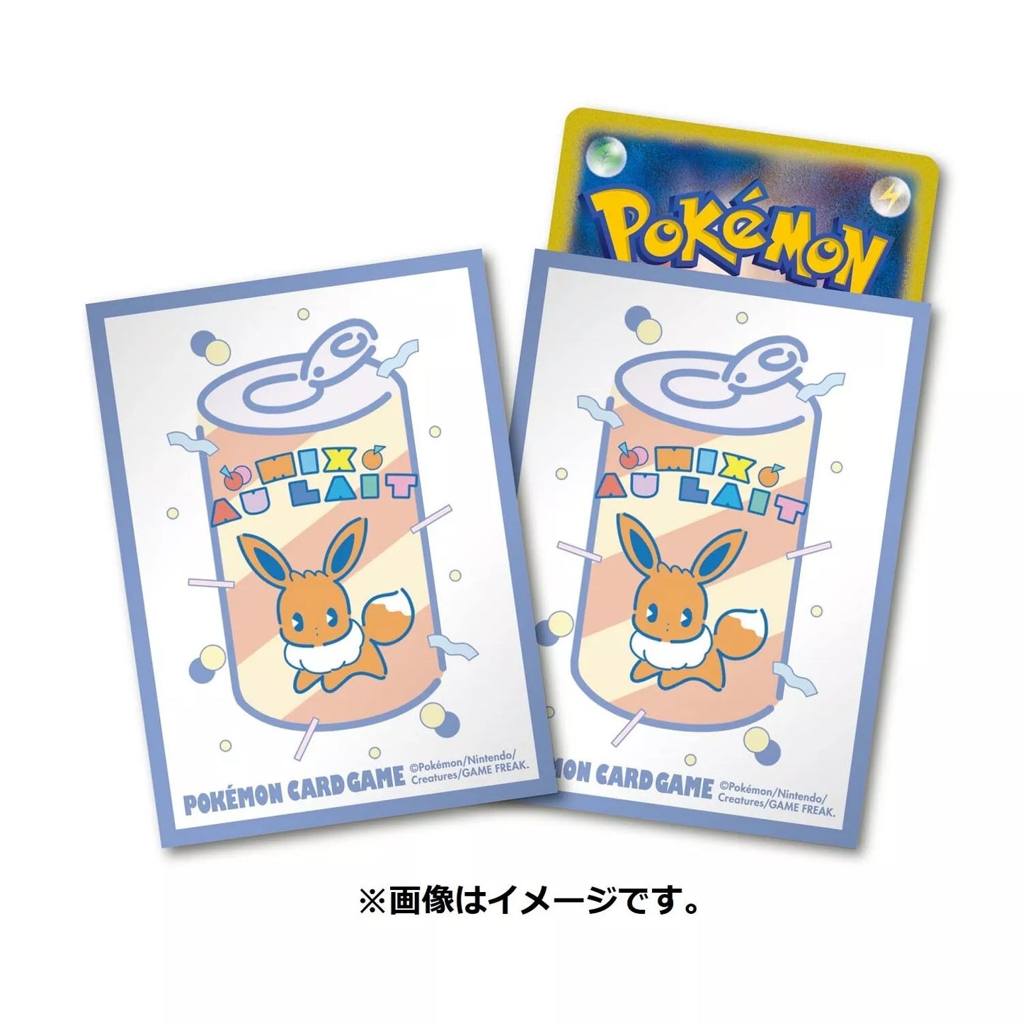 Pokemon Center Japan Mix Au Lait Eevee Soda Card Sleeves Set of 64