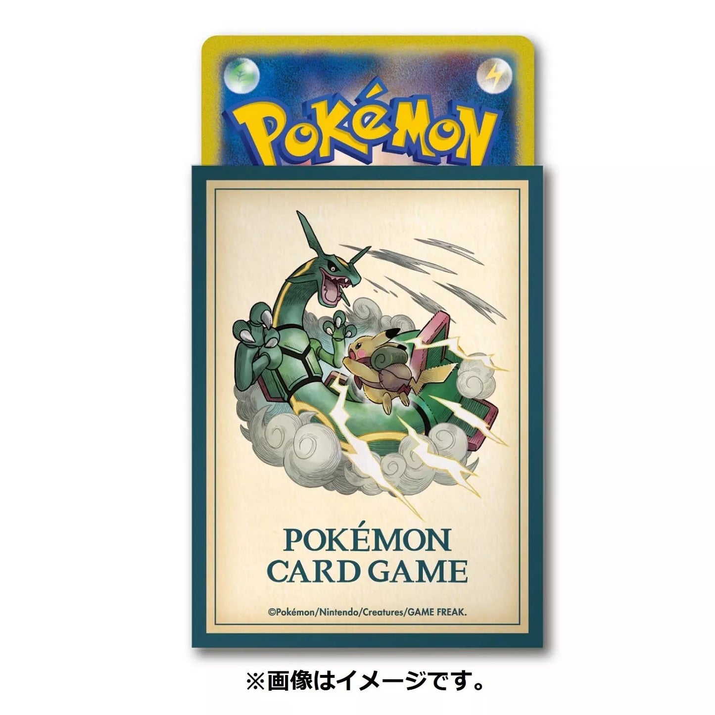 Pokemon Center Japan Pikachu Adventure Rayquaza Card Sleeves Set of 64