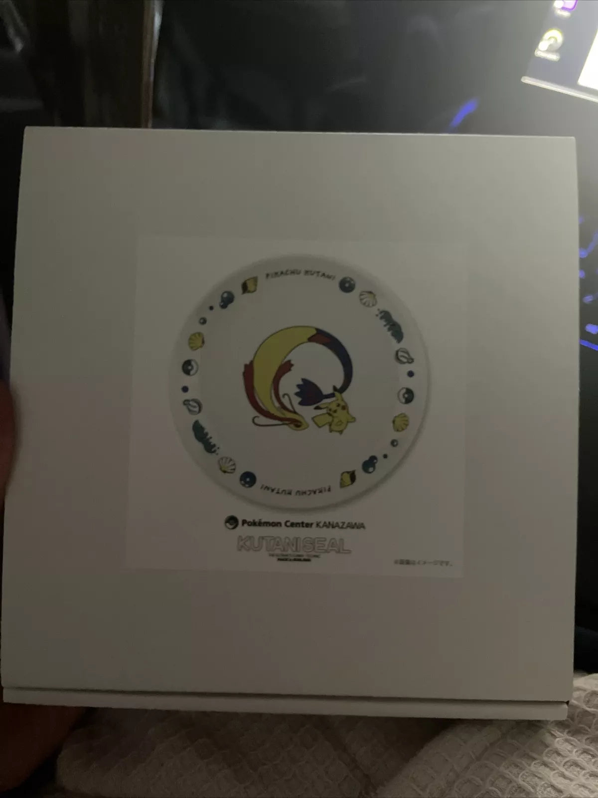 Limited Pikachu Milotic Kutani Plate Pokémon Center Japan Kanazawa