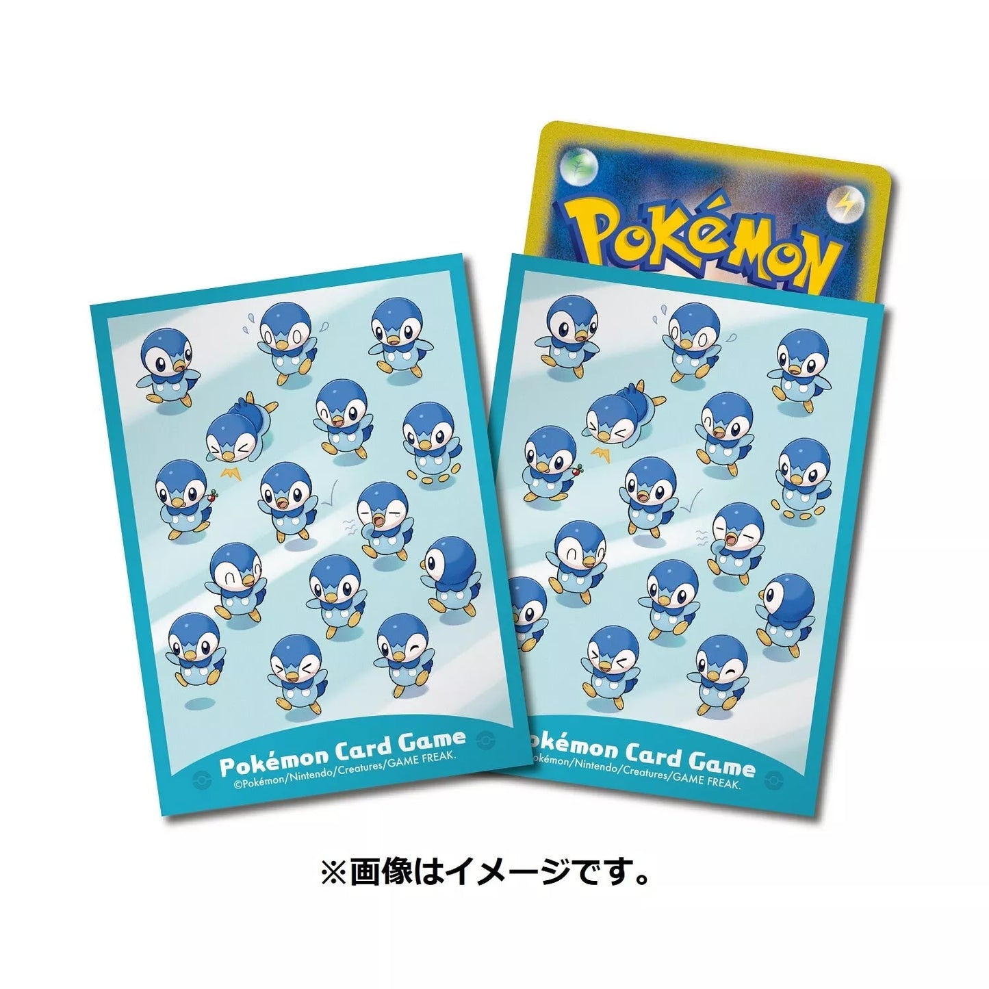 Pokemon Center Japan Piplup Reactions Card Sleeves Set of 64