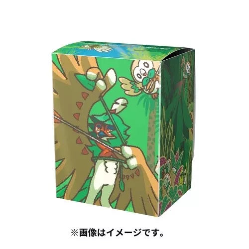 Pokemon Center Japan Decidueye Dartrix Rowlet Plastic Deckbox