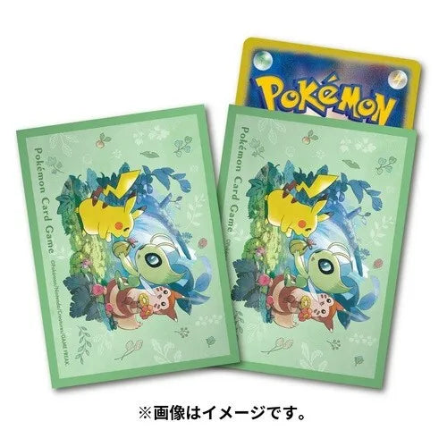 Pokemon Center Japan Gift of the Forest Celebi Set of 64 TCG Sleeves