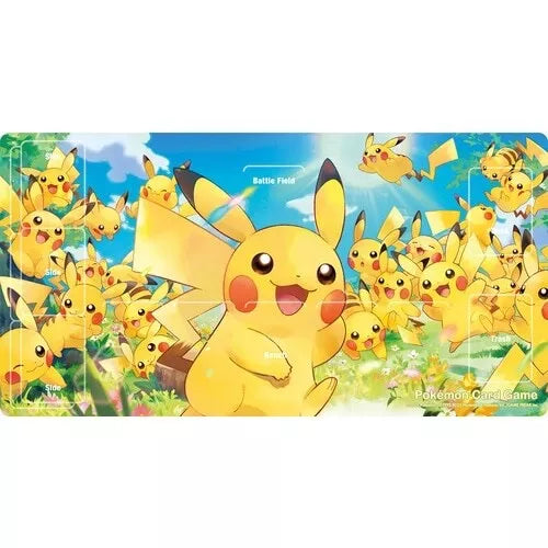 Pokemon Center Japan Large Gathering Pikachu Rubber Playmat