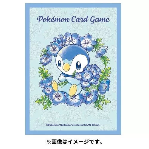 Pokemon Center Japan Baby Blue Eyes Piplup Set of 64 Sleeves