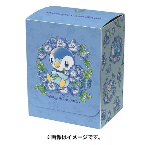 Pokemon Center Japan Plastic TCG Deck Box Baby Blue Eyes Piplup