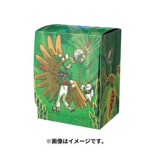 Pokemon Center Japan Decidueye Dartrix Rowlet Plastic Deckbox