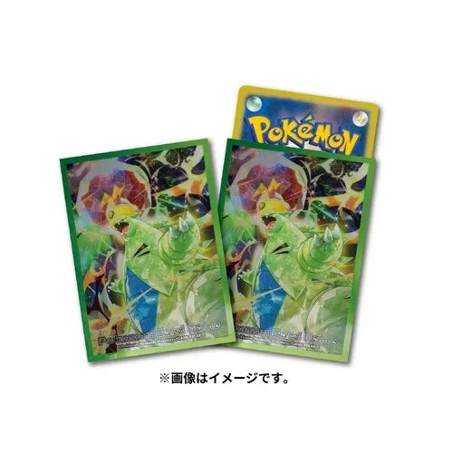 Pokemon Center Japan Set of 64 Premium Sleeves Lightning Terra Tyranitar