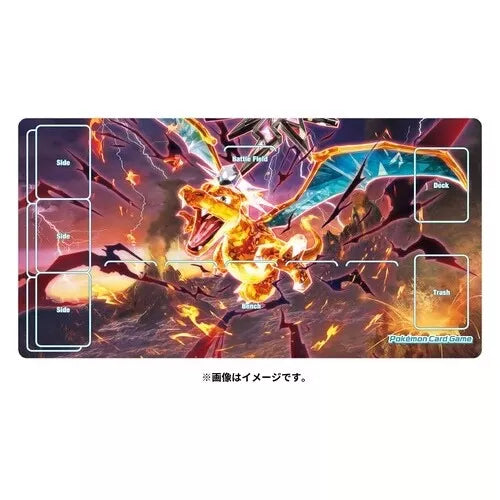 Pokemon Center Japan Tera Type Dark Charizard Rubber Playmat